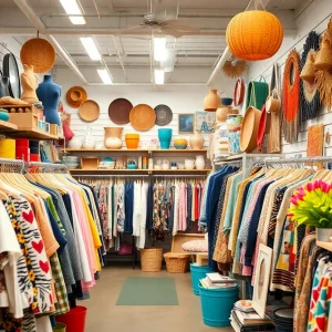 Interior view of the new Salvation Army thrift store in Novi