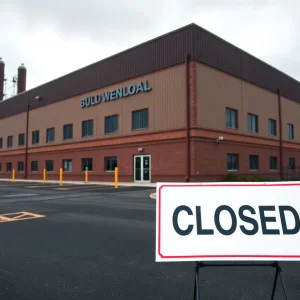 Image showing the closed Pactiv Evergreen plant in Kalamazoo