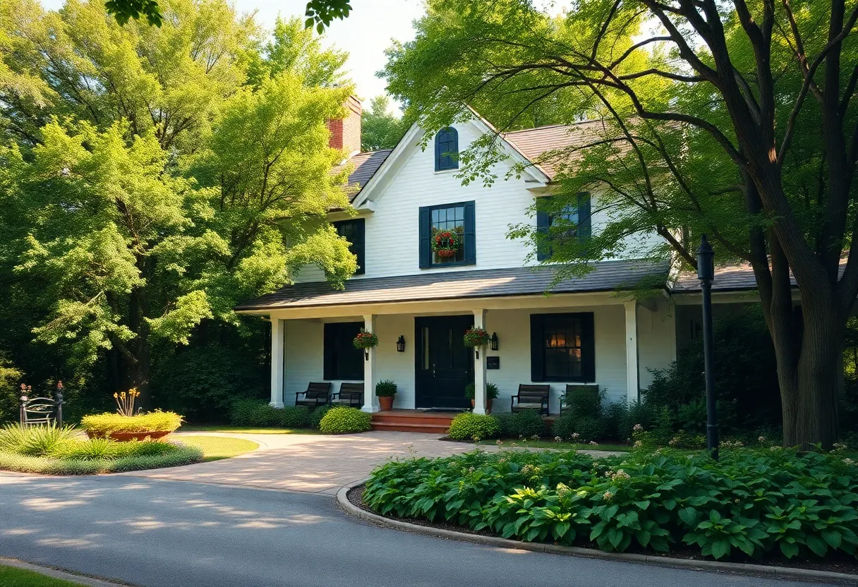 The renovated Byrd Center farmhouse that serves as a museum for Black culture.