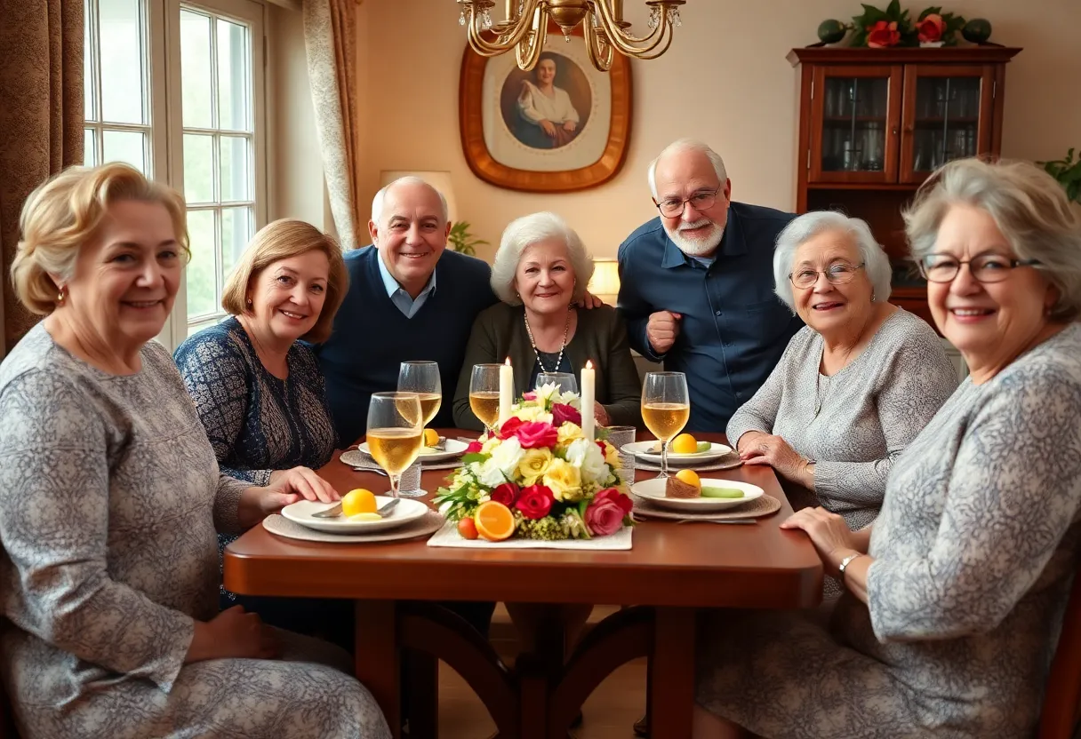 Family brunch for Timmermann's 79th wedding anniversary