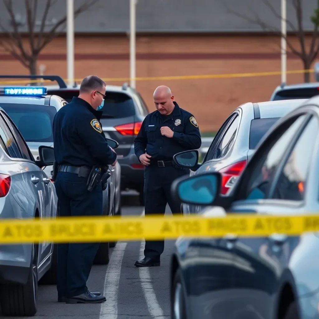 Police investigating auto theft in Detroit parking lot