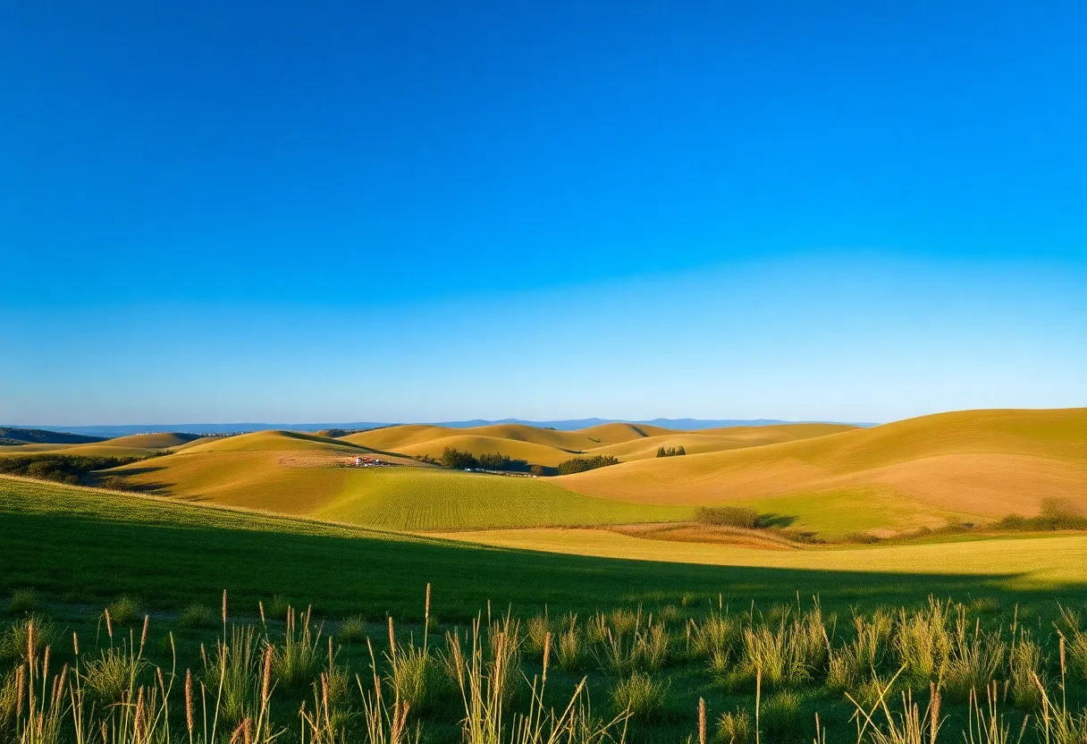 A peaceful Michigan landscape symbolizing hope for unemployed workers