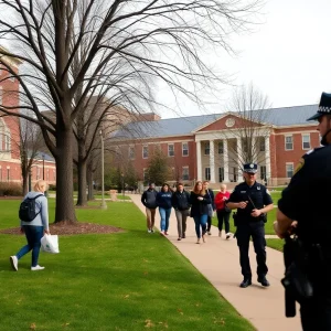 Campus safety measures in action at Michigan State University