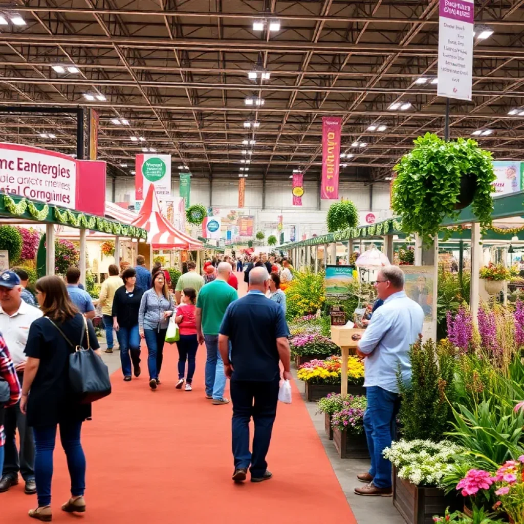 Visitors exploring the exhibits at the Novi Home and Garden Show 2025.