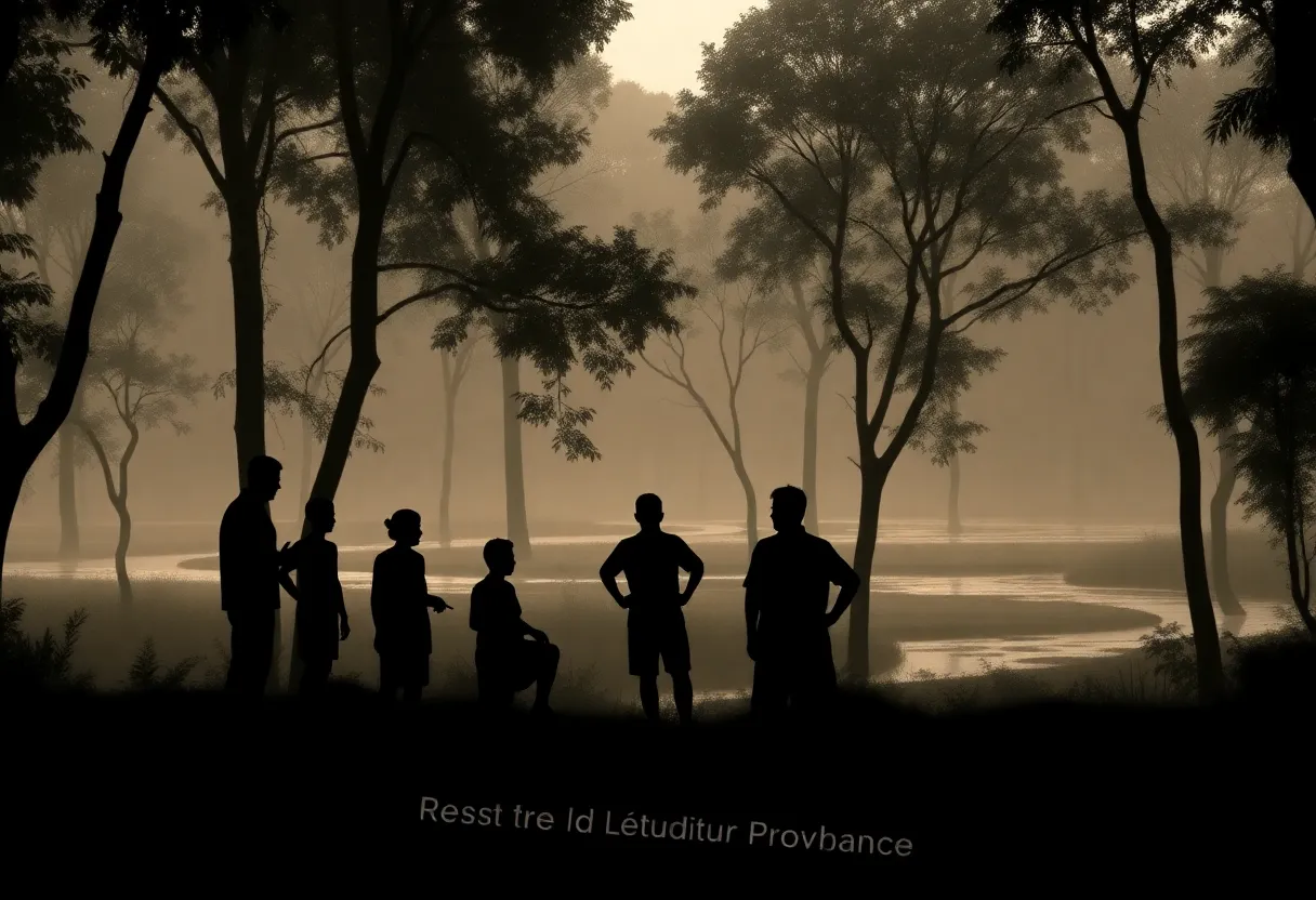 Villagers in a remote area facing a health crisis