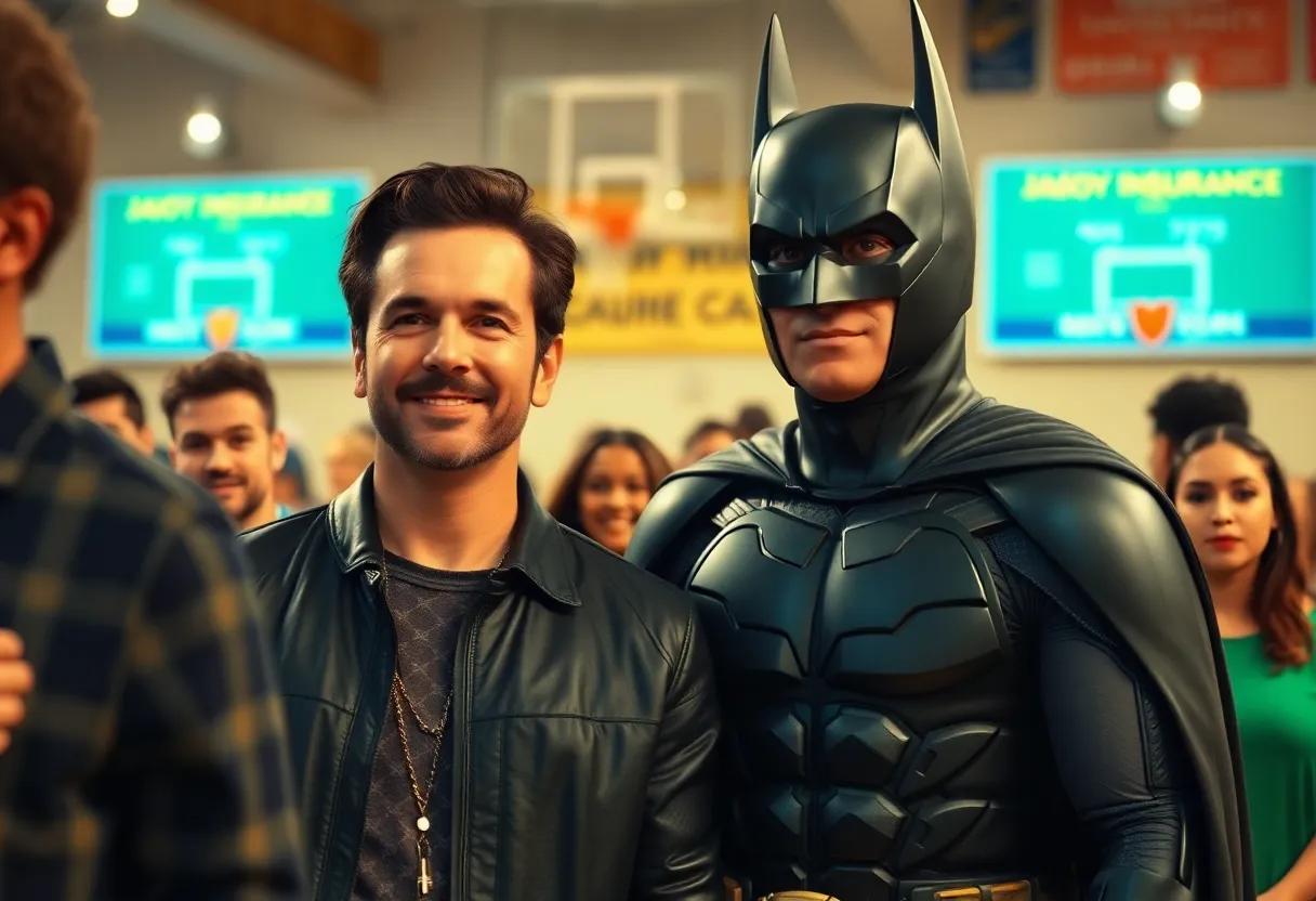 Jason Bateman and Batman in State Farm's ad campaign