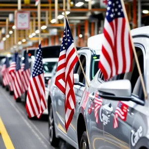 Image illustrating U.S. automakers benefiting from tariff exemptions