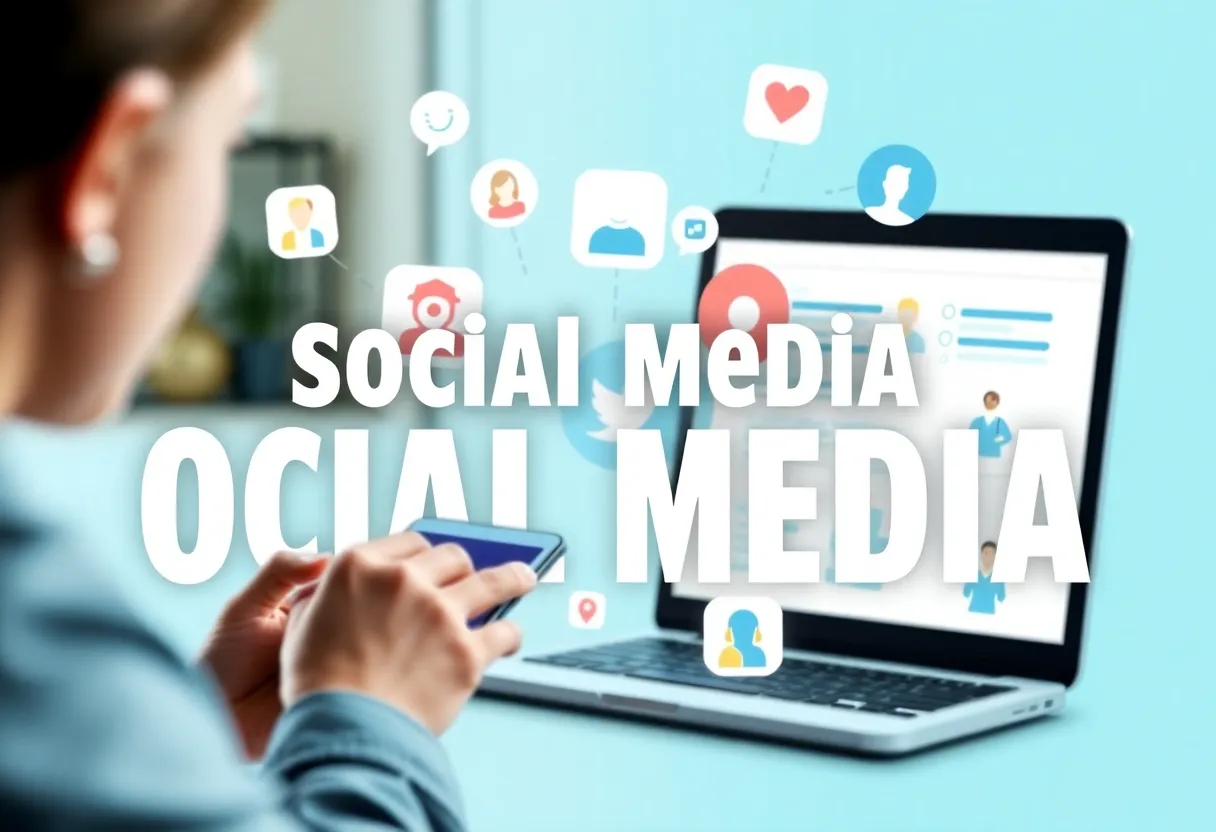 Agrace Hospice staff engaging with community through social media.