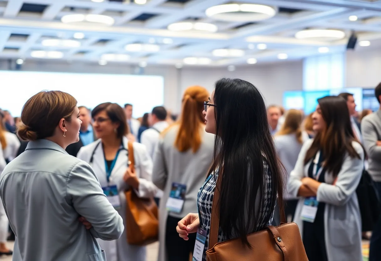 Attendees engaging at the Community Oncology Conference 2025