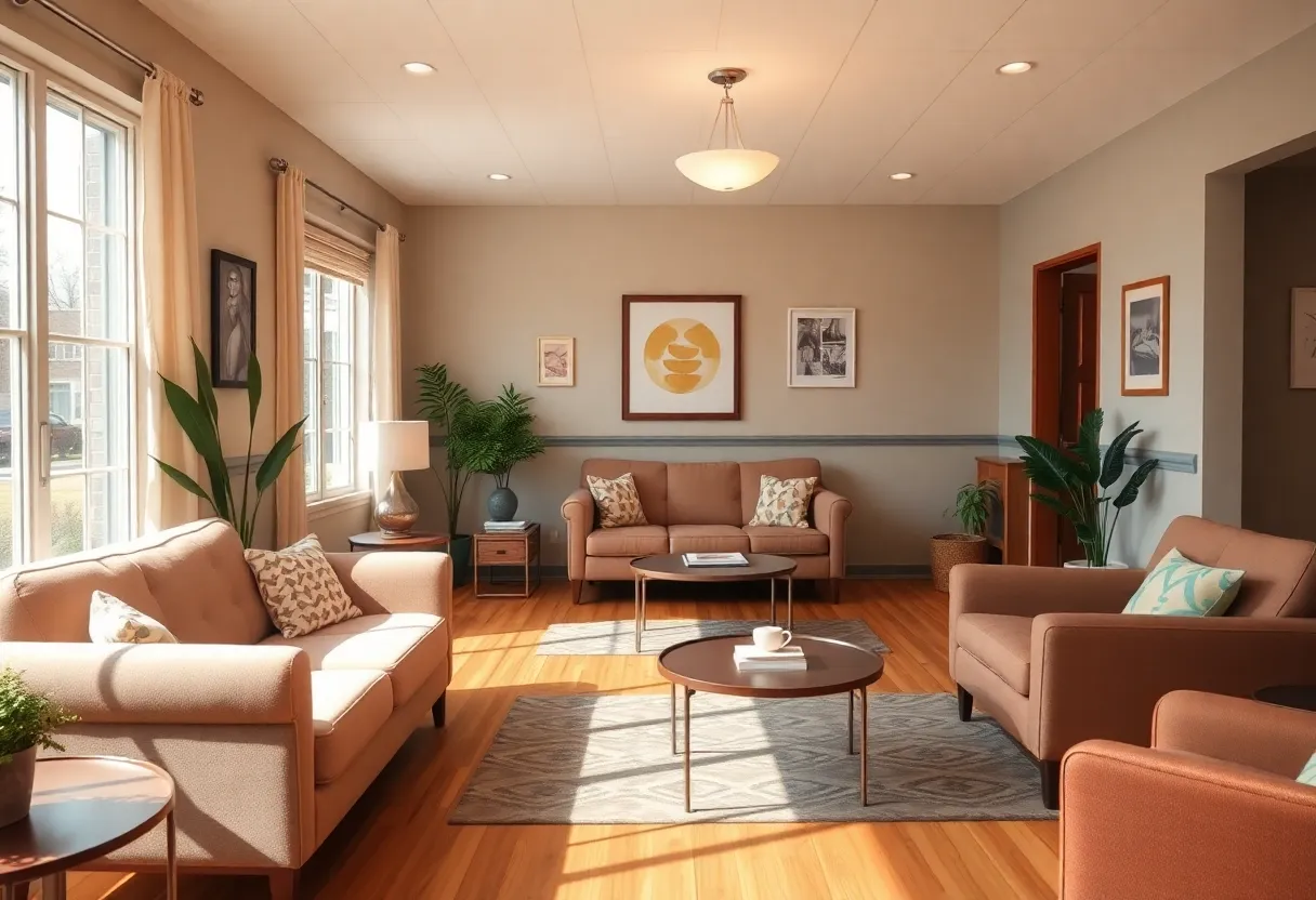 Interior of Hope Haven Women’s Center designed for women's support and safety.