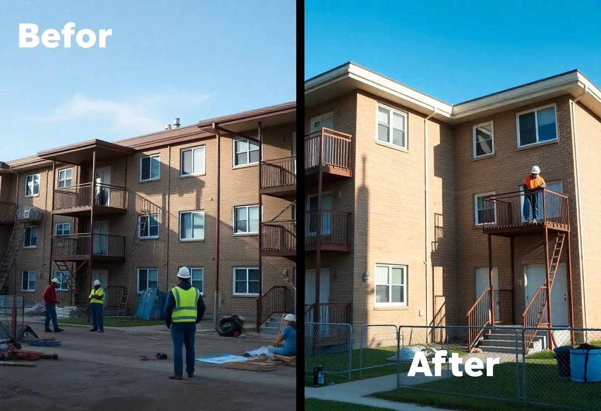 Renovation of low-income housing units in Jackson