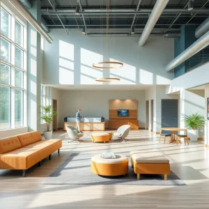 Renovated interior of the Kirk Gibson Center for Parkinson's Wellness