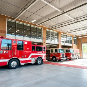 Concept design of a modern fire station in Novi, Michigan