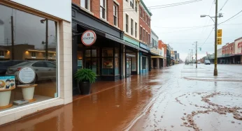 Severe Flooding Hits Downtown Plymouth, Leaves Businesses in Disarray