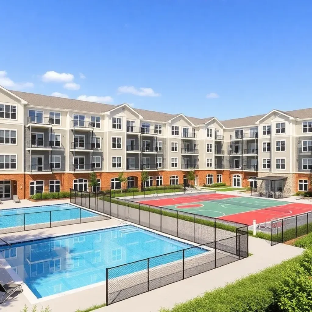 Rendering of Viva Bene senior housing development