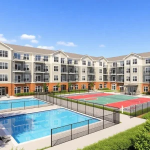Rendering of Viva Bene senior housing development
